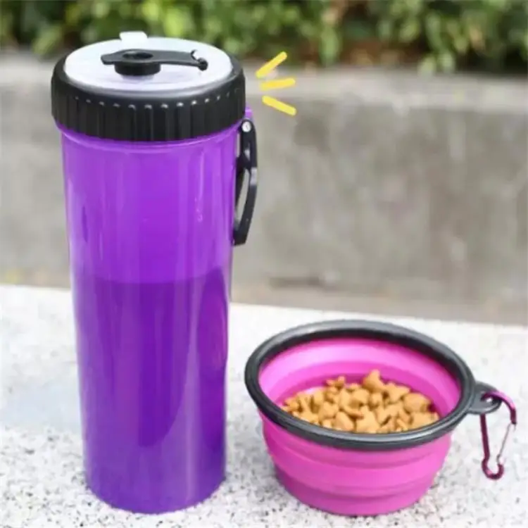 Wholesale Bowl Drinking Portable Pet Dog Water Bottle for Pet Dog