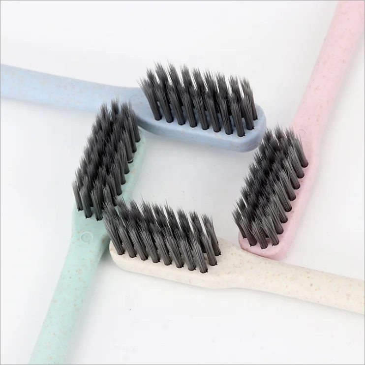 Wheat Straw Material Small Head Toothbrush for Adult