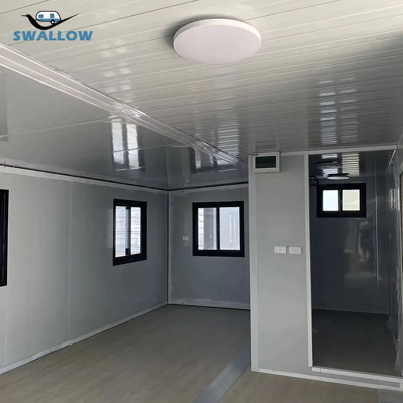 China Cheap Prefab 20FT 40FT Foldable Modular Luxury Living Flat Pack Prefabricated Folding Container House for Sale