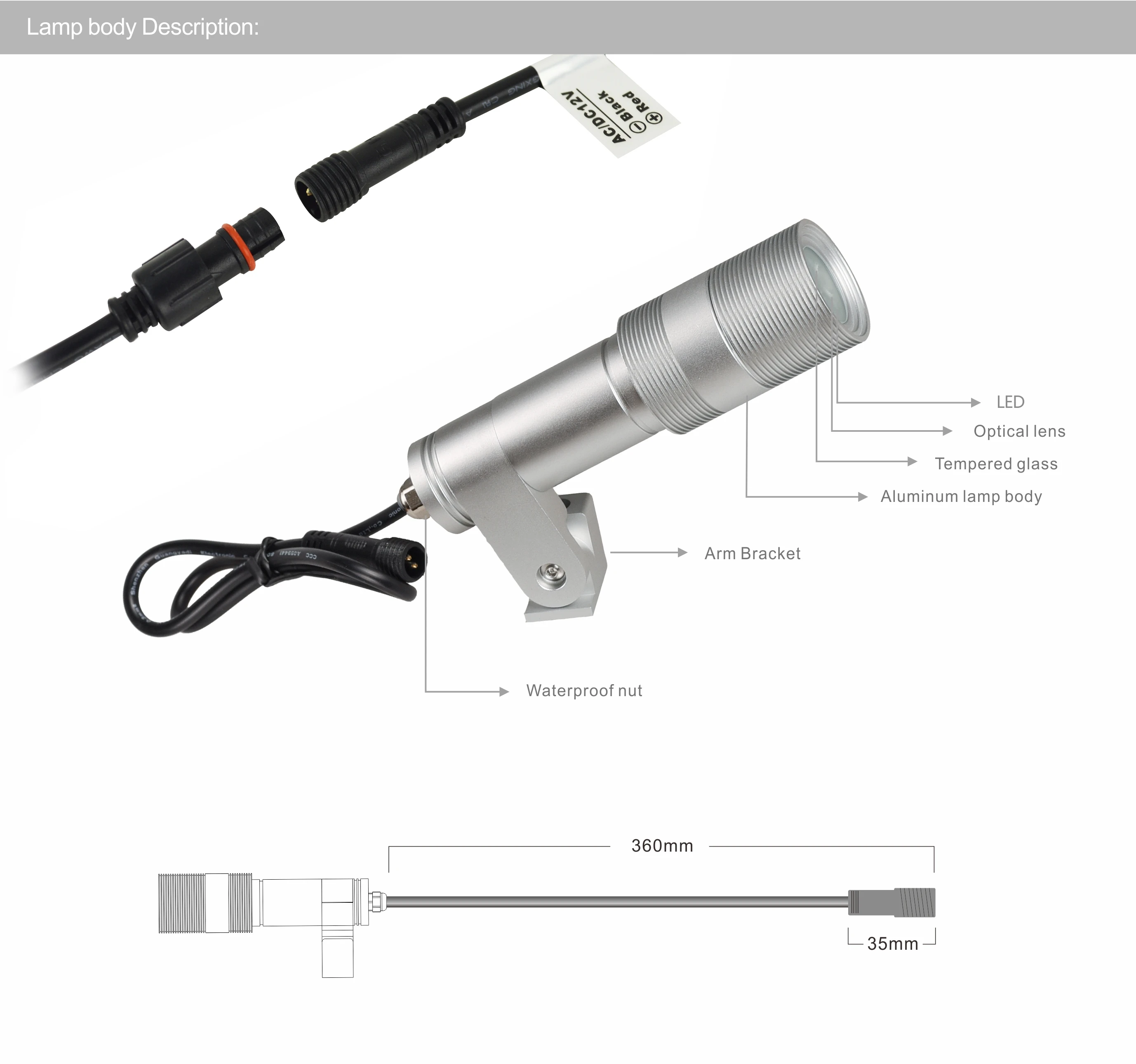 High quality new design IP67 Outdoor Landscape LED Spot Lawn Light for Garden Lighting