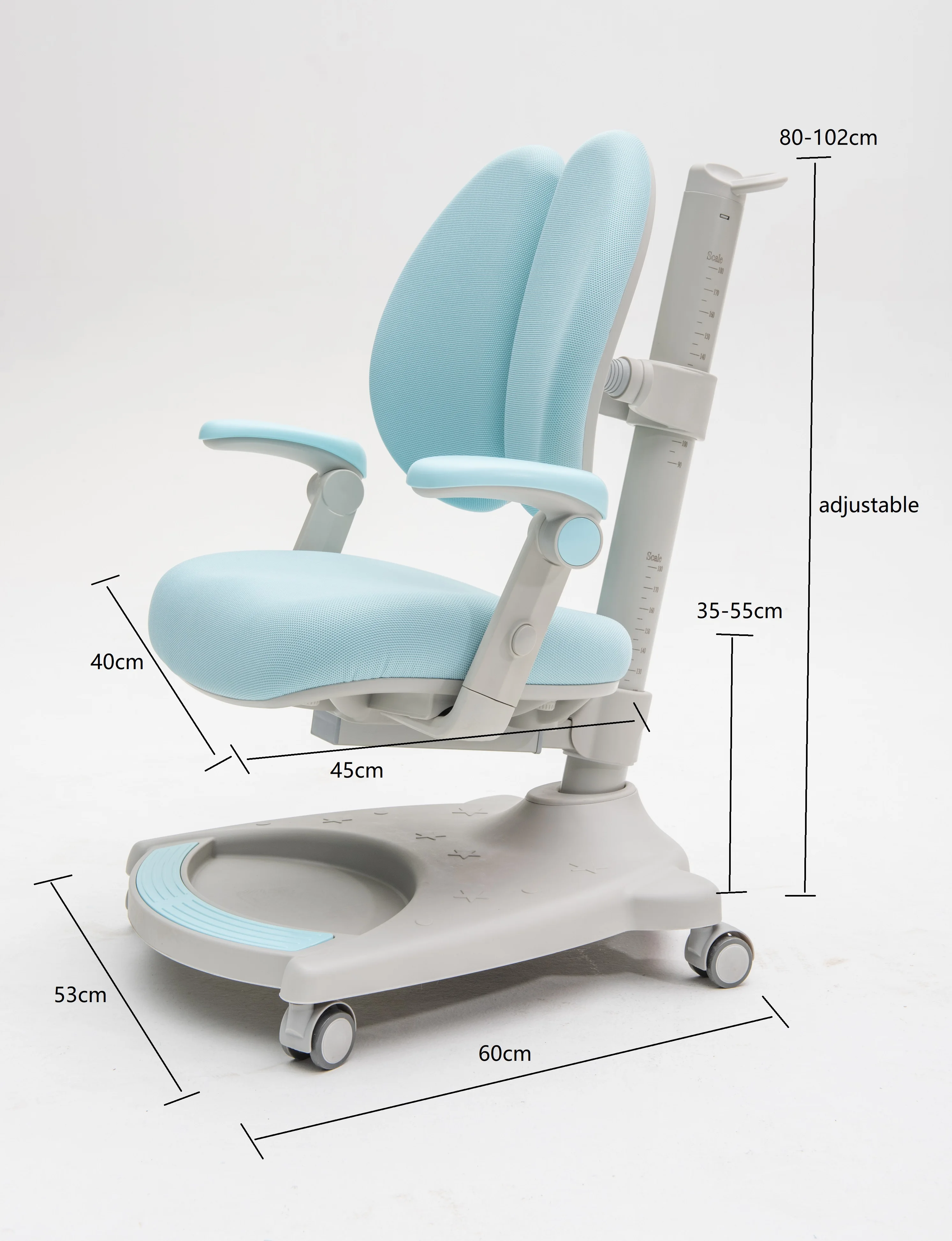 kid home use ergonomics chair child furniture height adjustable study chair