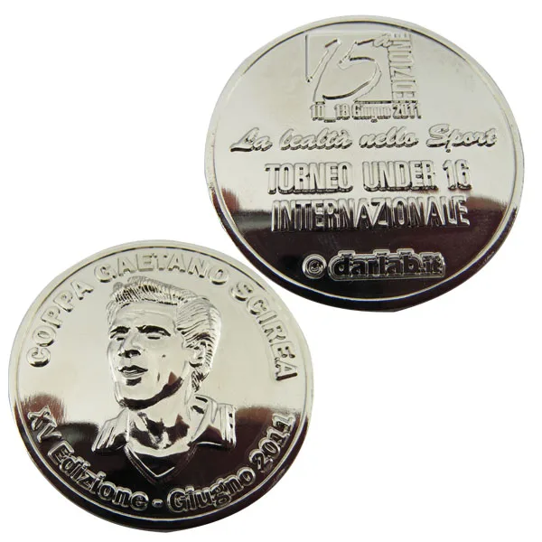 Factory custom Design Double Side prop money Coin chrome plated Collectible Gold Plating Challenge Coins