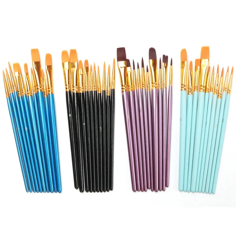 15pcs Detail Paint Brushes Extra Fine Tips Professional Miniature Painting Art brush Set for Micro Watercolor Oil Acrylic Craft