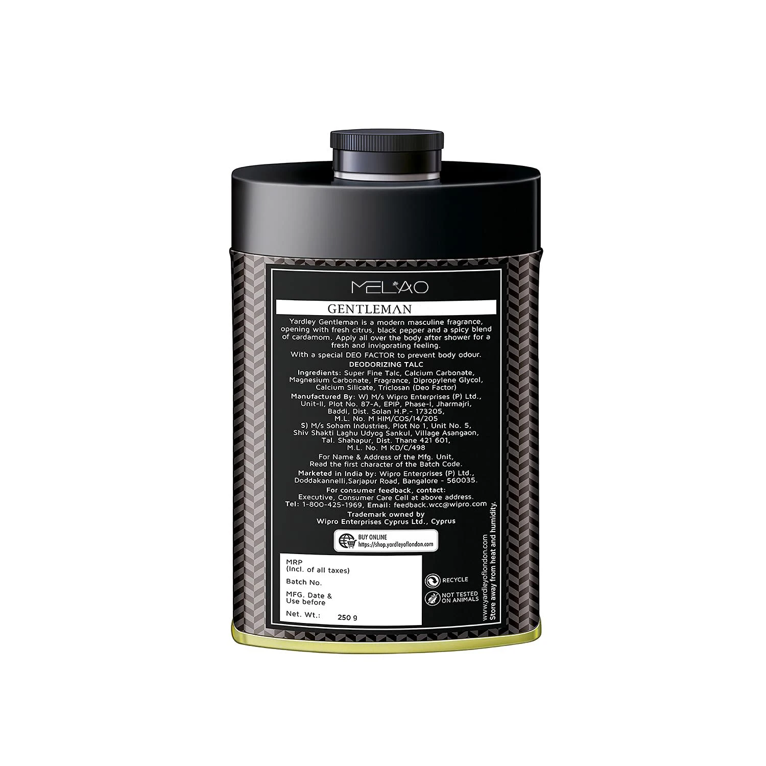 Wholesale 100% Pure Natural Bath Powder Deodorizing Body Powder For Men Women