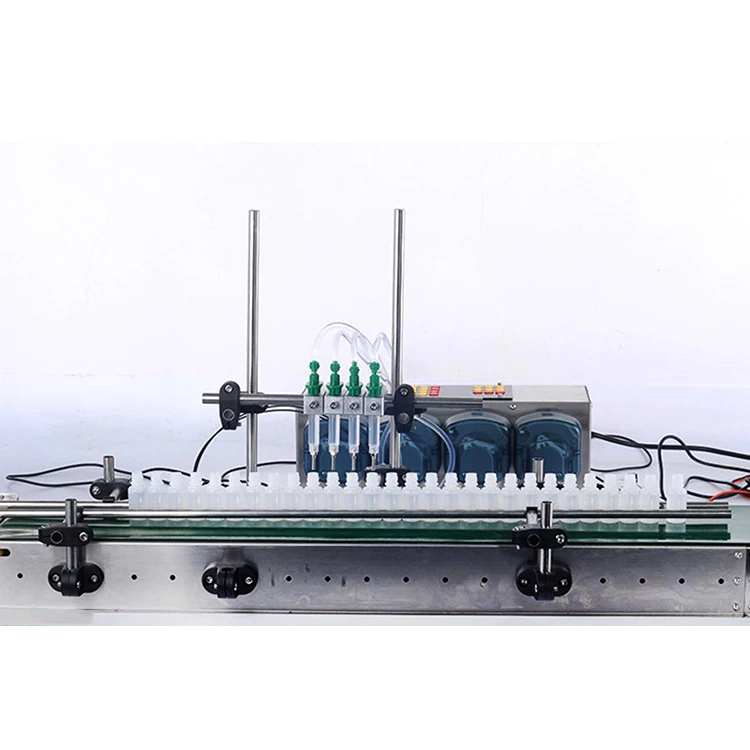 LANDTO automatic factory direct sale 4 heads peristaltic pump essential oil perfume ink filling machine