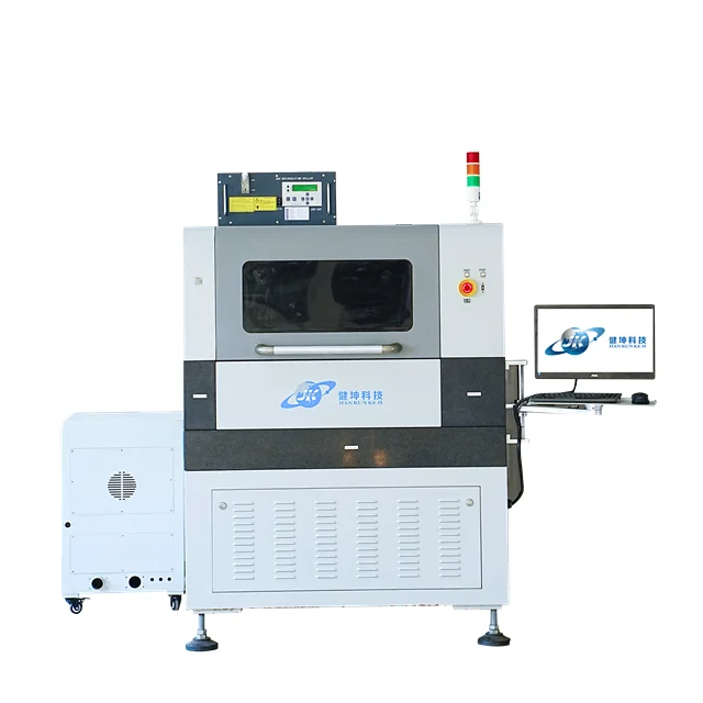 CVL FPC PCB circuit board RF 5G LCP antenna carbon-free high precision shape cutting automated UV laser cutting machine