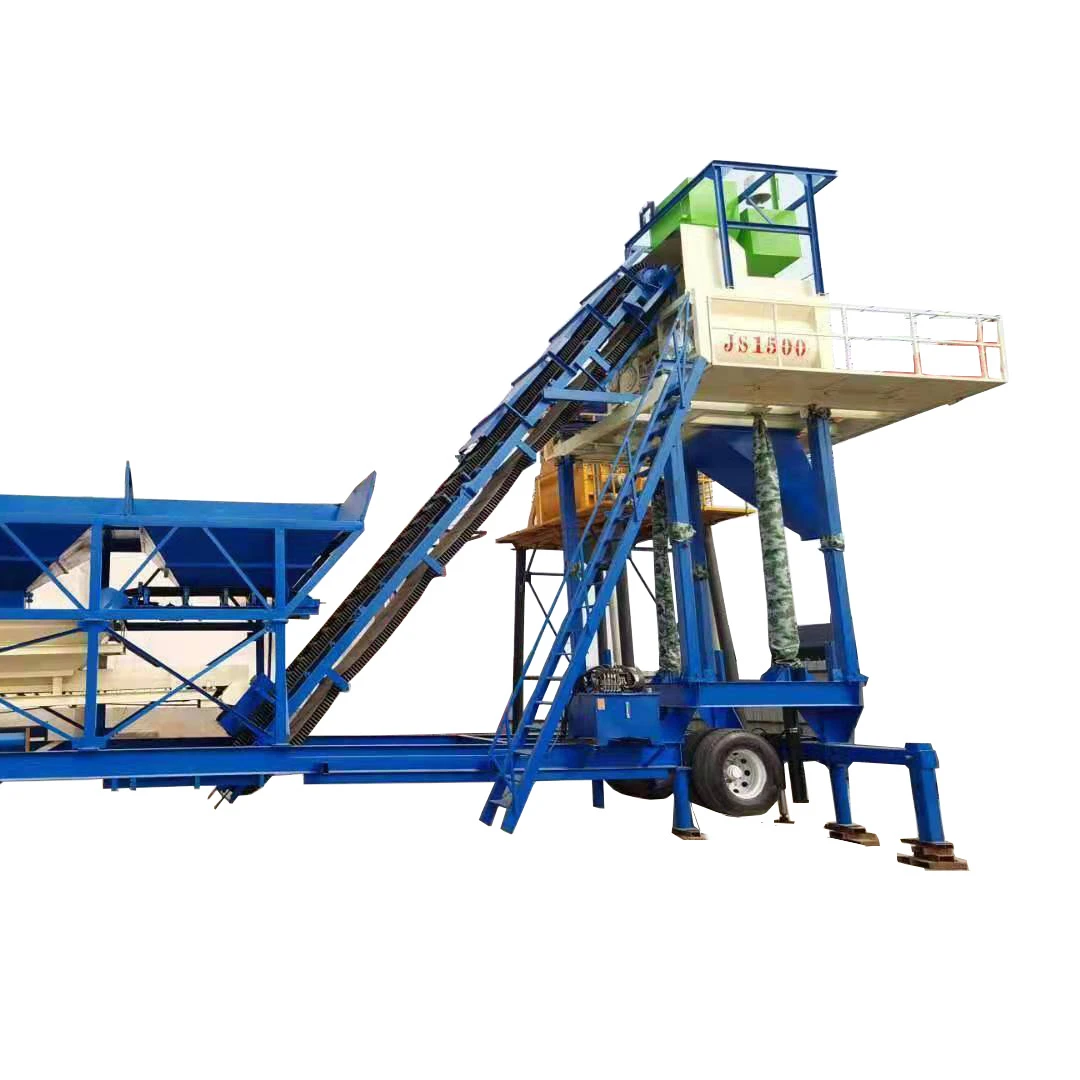 Mobile concrete batching plant YHZS 270 Mobile concrete batching plant No foundation is needed