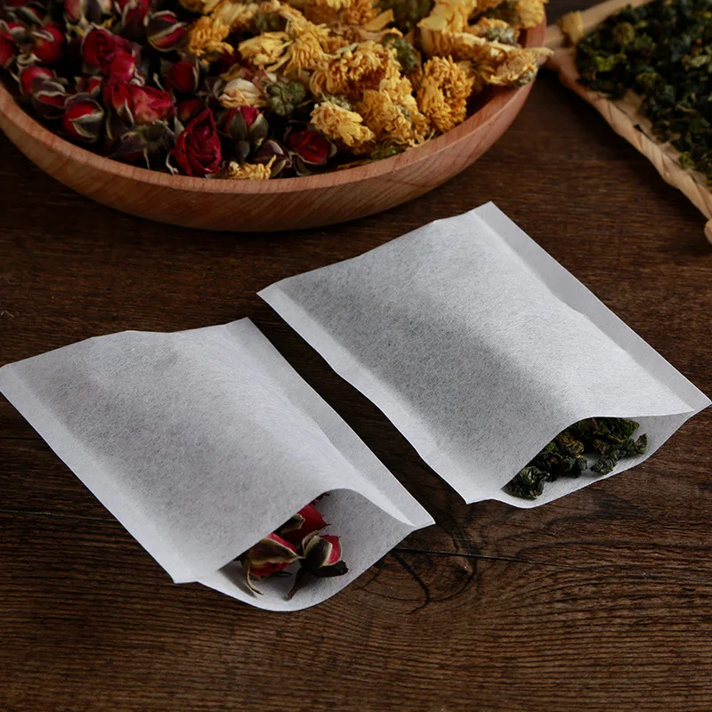 Wholesale Custom Size High Temperature Resistance Biodegradable Heat Seal Filter Paper Tea Bag