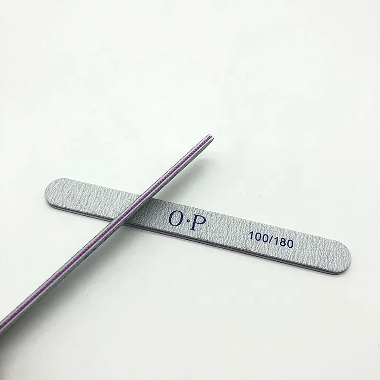 Professional Custom Printed Straight Zebra Nail File 100/180