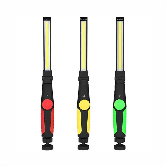 Rechargeable Work Light LED Work Lamp magnet inspection light Mechanic Flashlight Folding Hook Repair Light