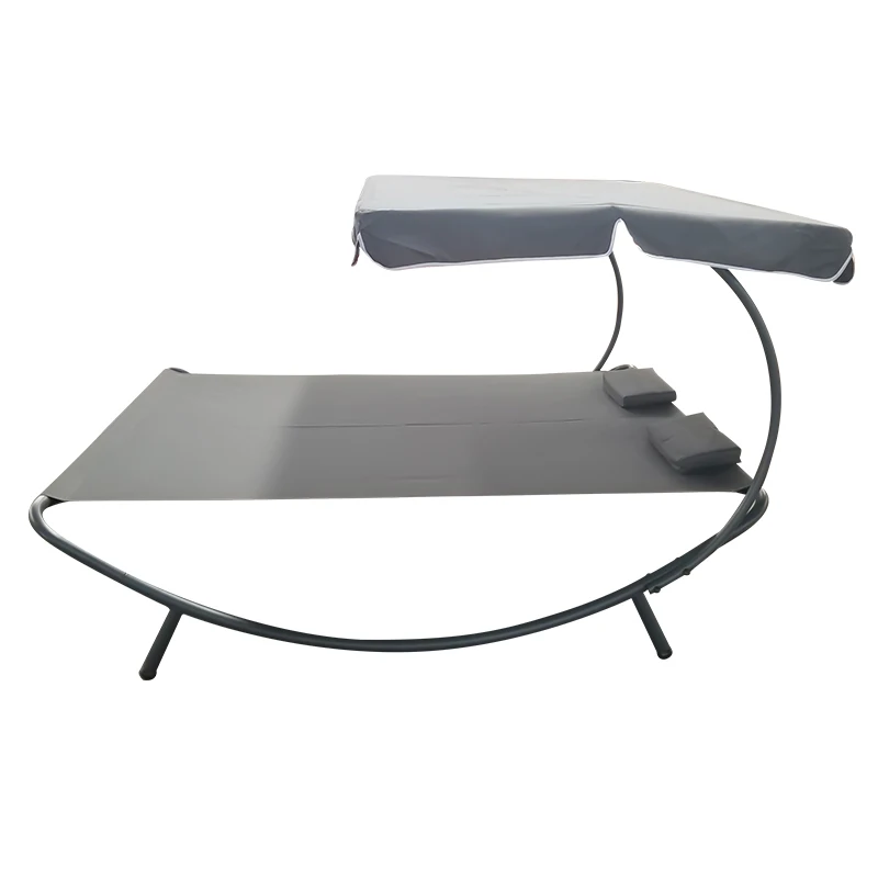 Sunbed Double Seat Beach bed  With Canopy Outdoor Furniture