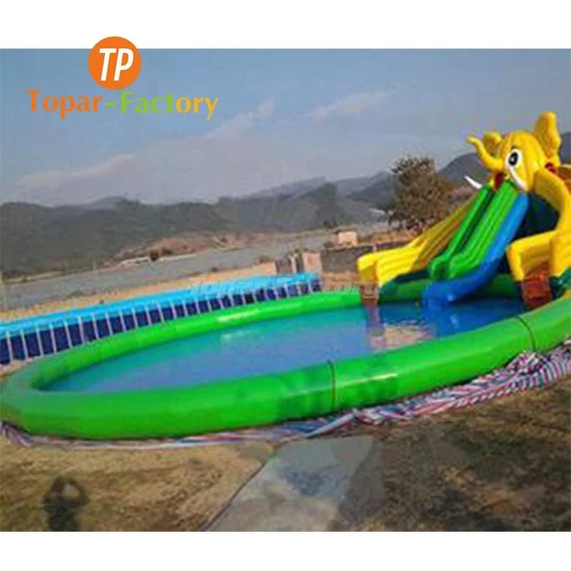 New Children Pvc Indoor And Outdoor Large Custom Kids Inflatable Elephant Swimming Pool With Sprinkler 2022