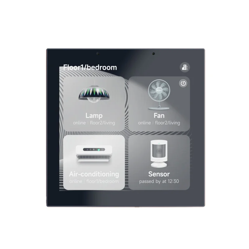 Tuya Smart Home Automation In-wall Central Control Wifi Zigbee Hub Gateway  4 Inch Touch Screen Control Panel Smart Switch