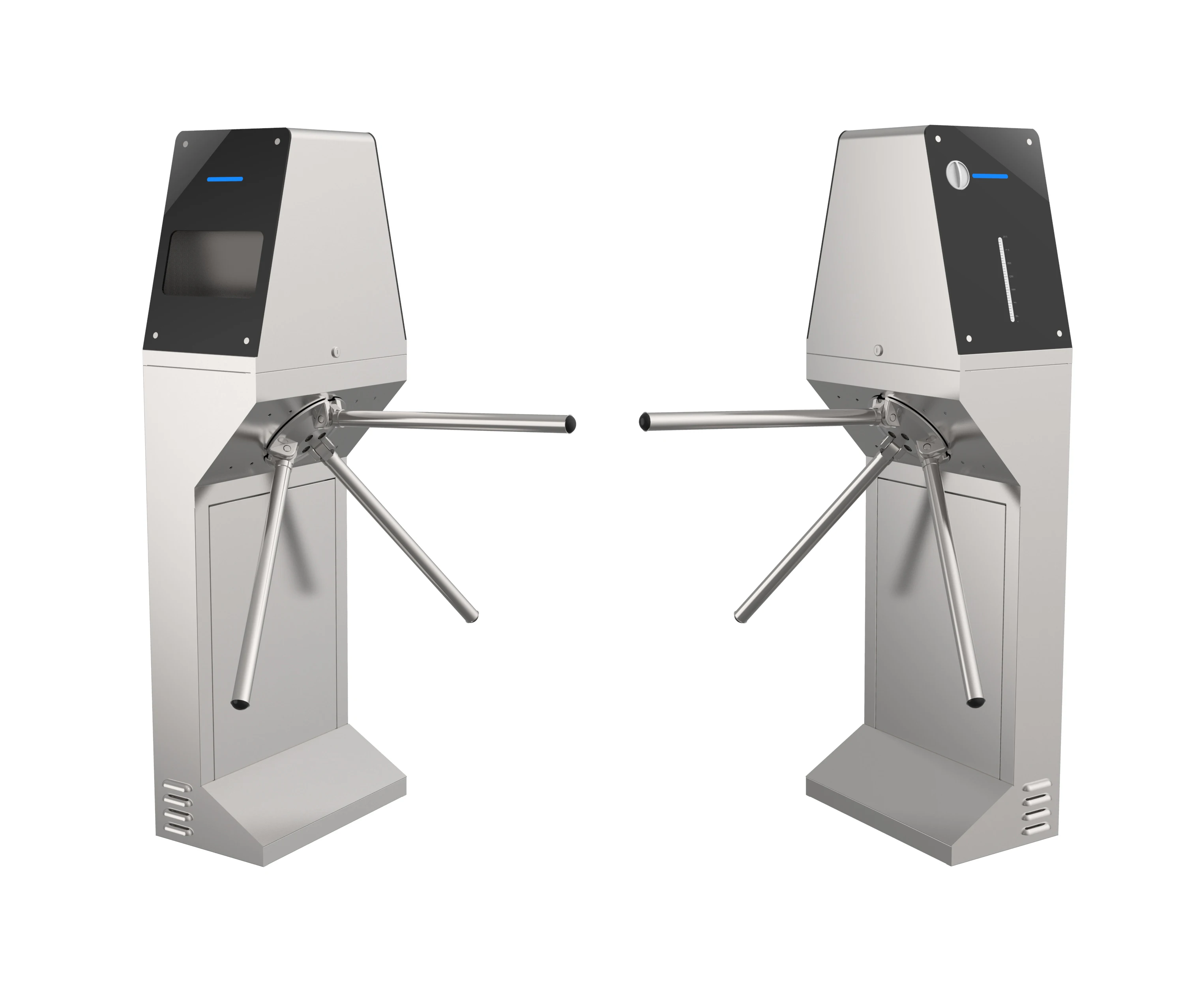 New design guangdong manufacture  barrier gate smart access control  hands clean tripod turnstiles