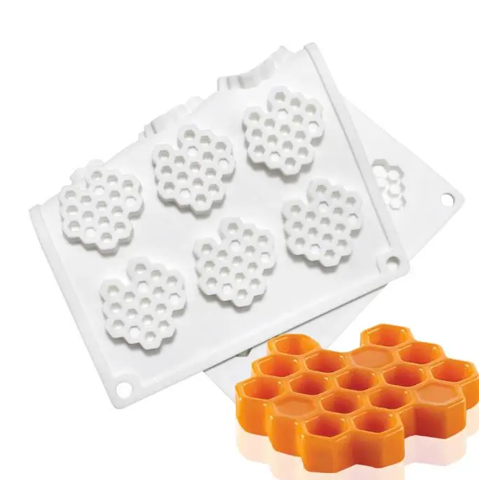 Multi Design Silicone Honeycomb Lace Food Pastry Mold