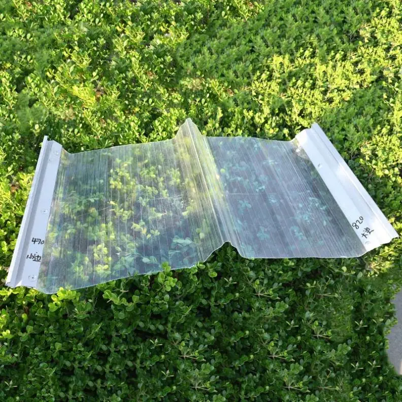 China factory wholesale transparent plastic polycarbonate FRP corrugated sheet for building roofing agricultural greenhouse