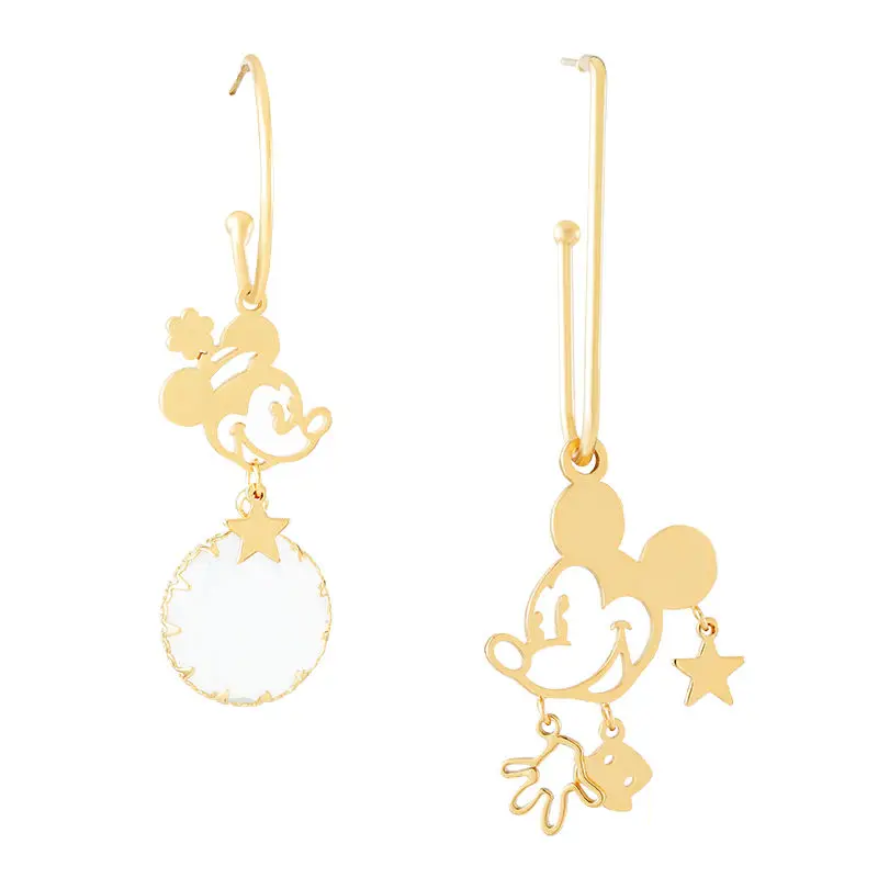 
Lovely Cartoon Mickey Mouse Earrings Cute Stainless Steel Animal Mouse Hook Earrings Jewelry Factory 