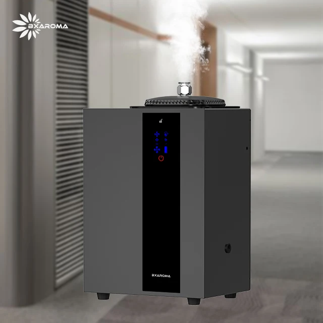 A1000 Large Area Commercial 800 ML Wireless Safe Lock Design Wall Mounted Scenting Purifier HVAC Scent Aroma Diffuser Machine