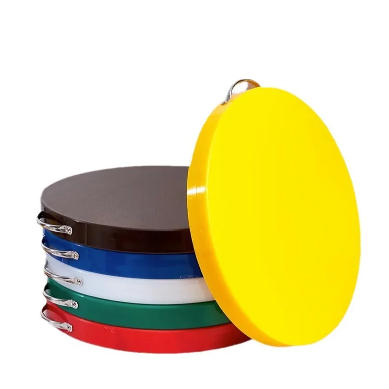 Пластиковый материал и экологичная круглая пластиковая разделочная доска HDPE с ручкой