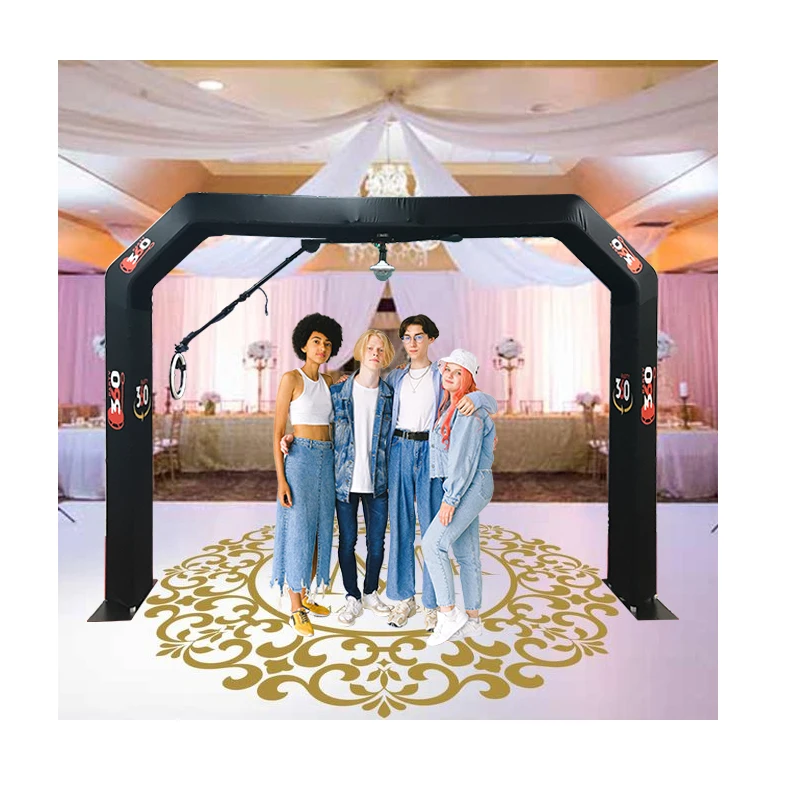 Rotation Automatic Top 360 Spinner Photo Booth Selfie Automatic Over Head Video Sky360 Photo Booth Overhead 360 Photo Booth