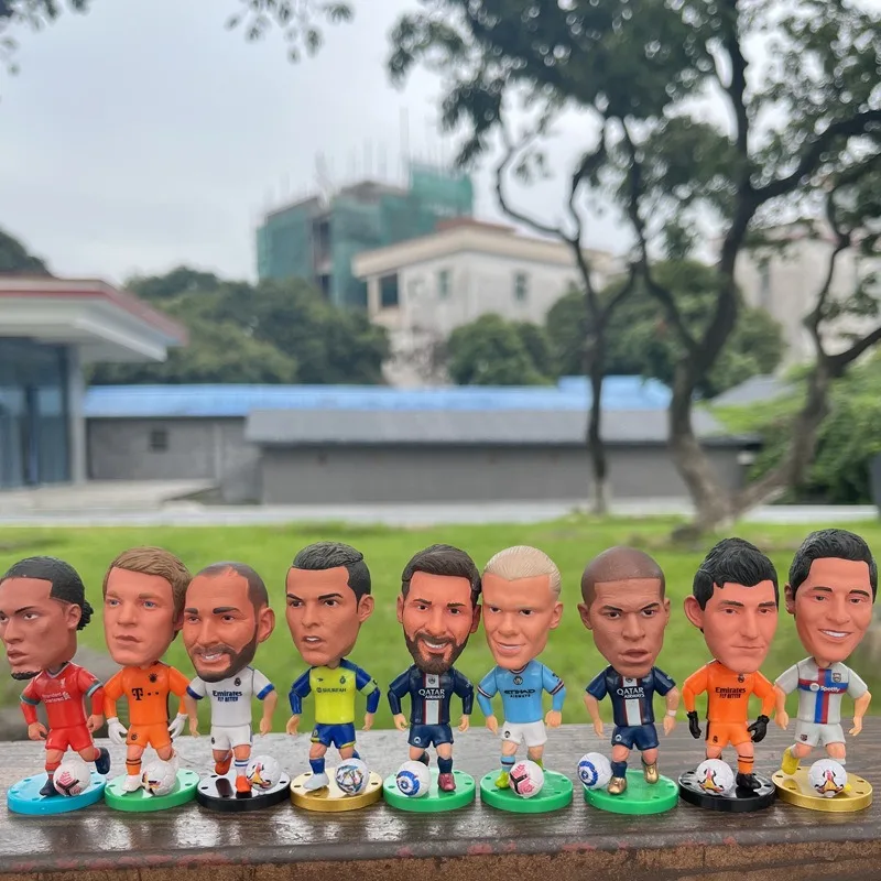 New Arrival PVC Soccer Star Action Figures Popular Football Players Doll Car Accessories Dropshipping Popular New Arrival