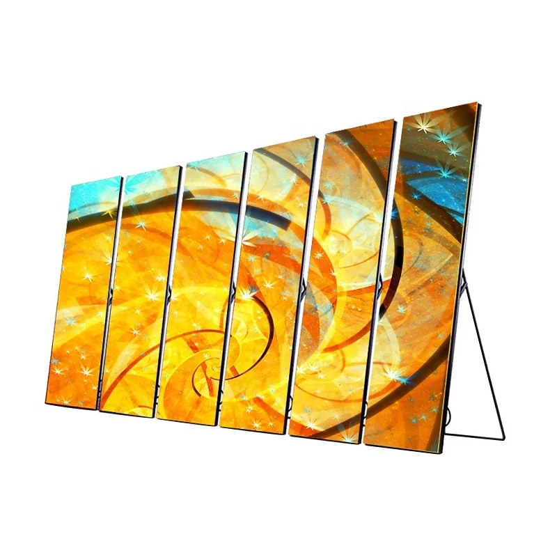 Indoor Poster LED Display Stand mirror LED Screen advertising led display p2, p2.5,p3 LED Display Screen Signage