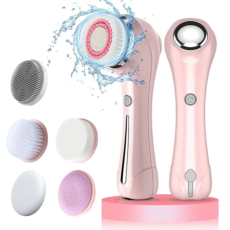 
Vibration EMS massage IPX7 waterproof multifunction beauty equipment Facial cleansing brush for skin care 