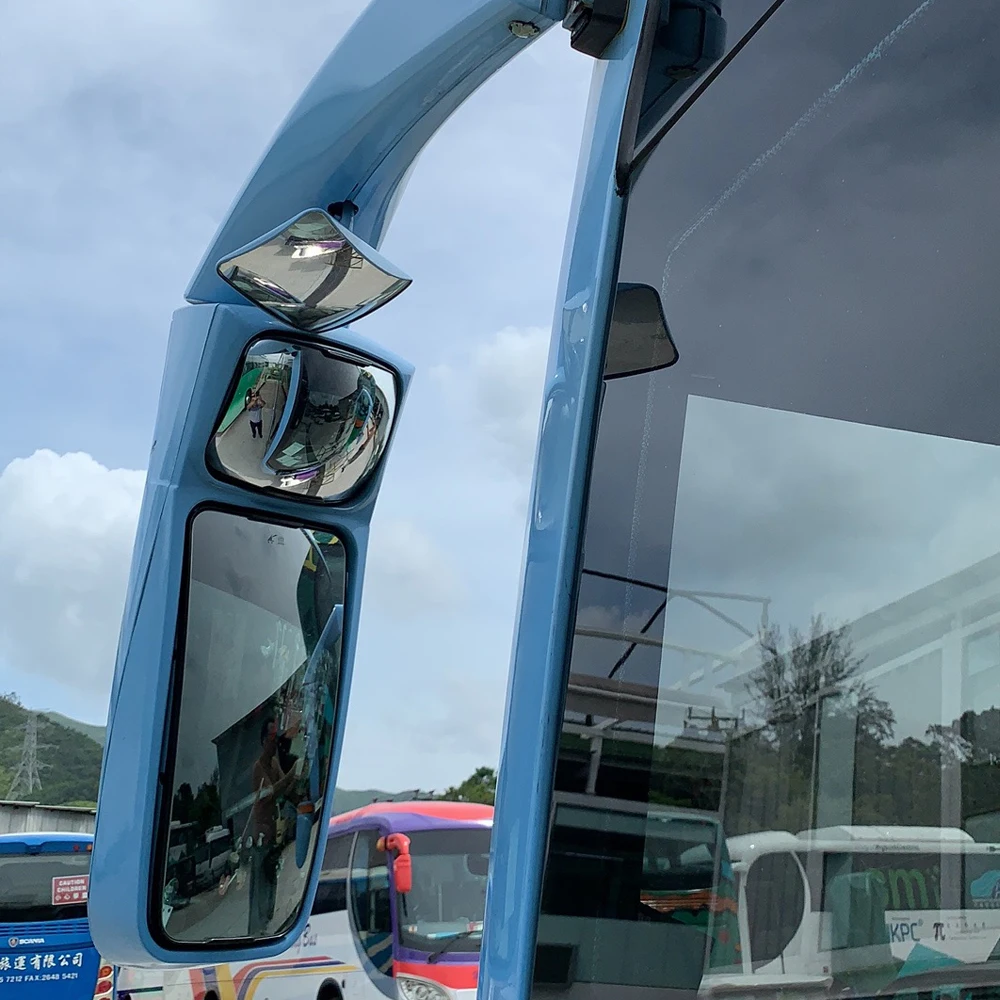 Bus Rear View Mirror For Yutong Bus 50 Seat Kw26 Electric RHD With Light For Mercedes-Benz Rearview Mirror, For Volvo Bus Mirror