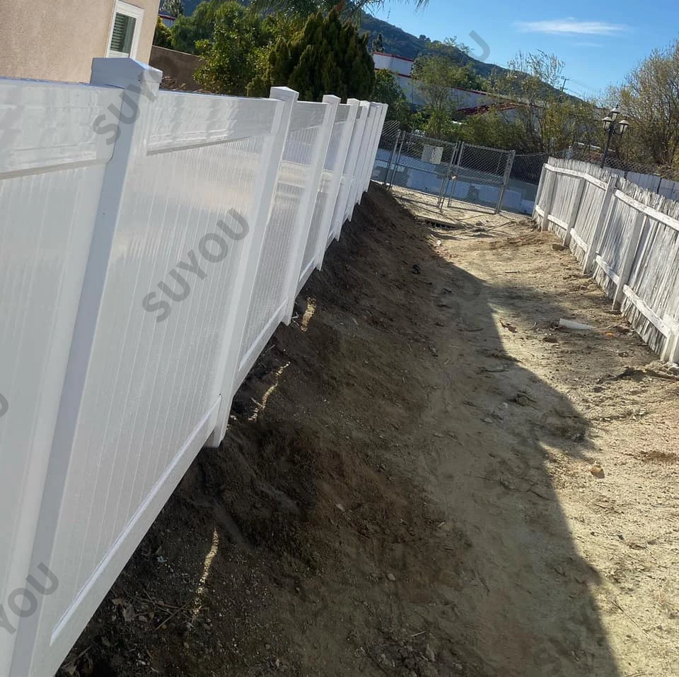 Hot Sale cheap vinyl fence Top Quality 6ft.H x8ft.W Vinyl PVC Privacy Fence