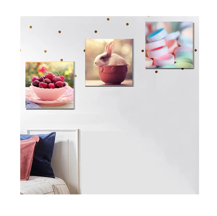 Custom 3d Painting Rabbit Candy Life Photo Wall Art Kids Adults Oil Painting By Numbers