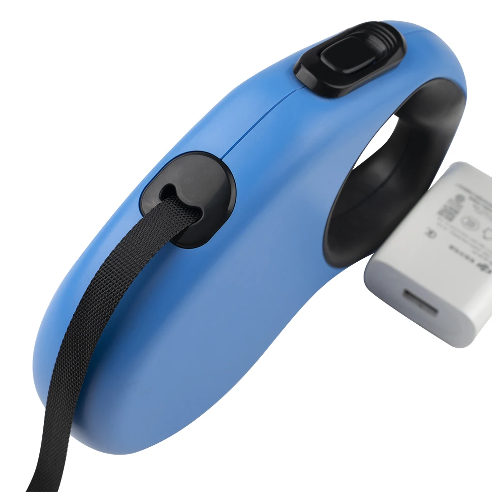 New Style One Click Outdoor Training Walking Flexi Adjustable Automatic Extendable Pet Dog Retractable Traction Lead Rope Leash