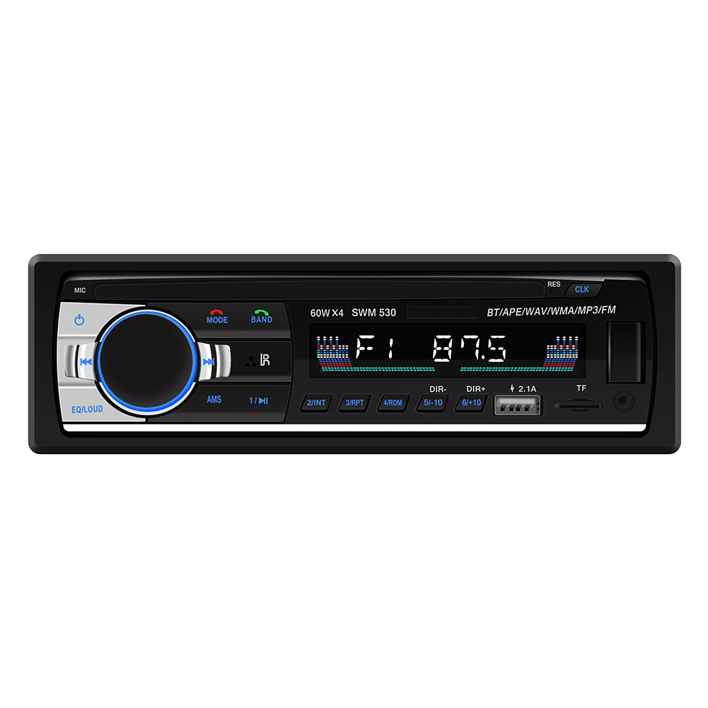 Single Din mp3 player JSD-530 car stereo radio FM Aux Input car radio para carro bluetooths reproductor mp3 auto