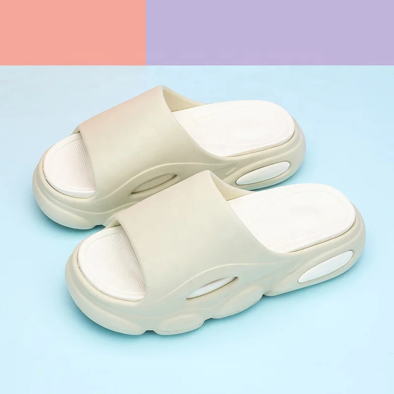 Custom slippers Cloud Slides Adjustable EVA Thick Sole Non-Slip Flat Sandals Men Casual Sport Slides Slippers for men women