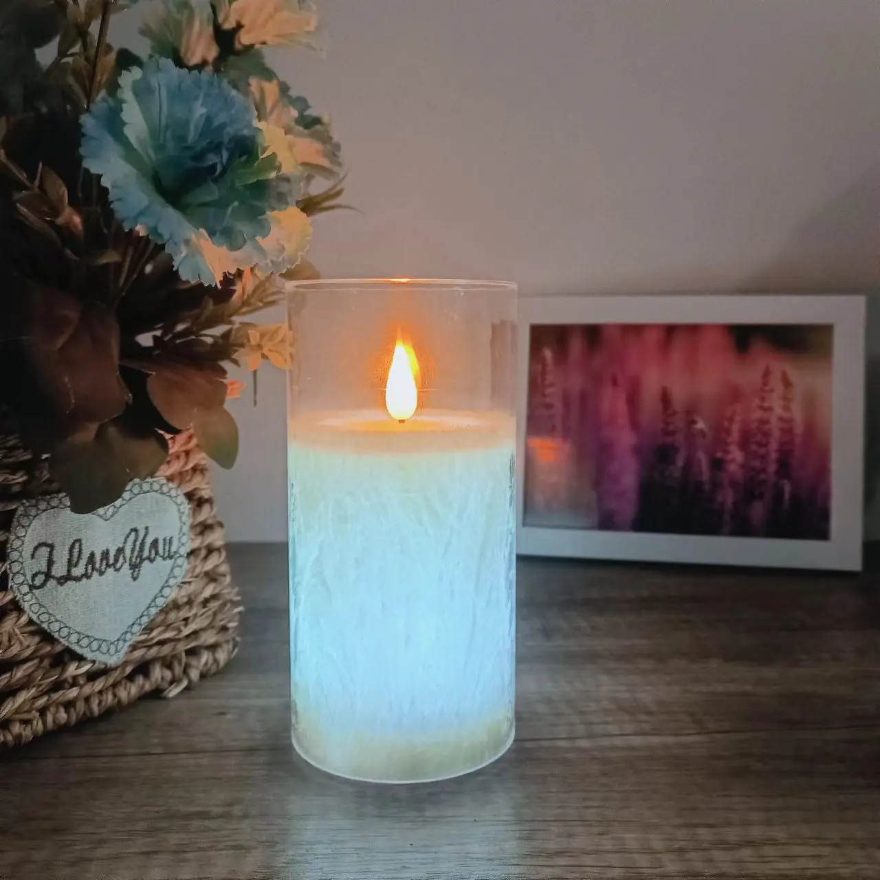 Wedding Centerpieces Holiday table Decorations Clear Acrylic Real Wax Color Changing Flameless Led Candles With Remote Control