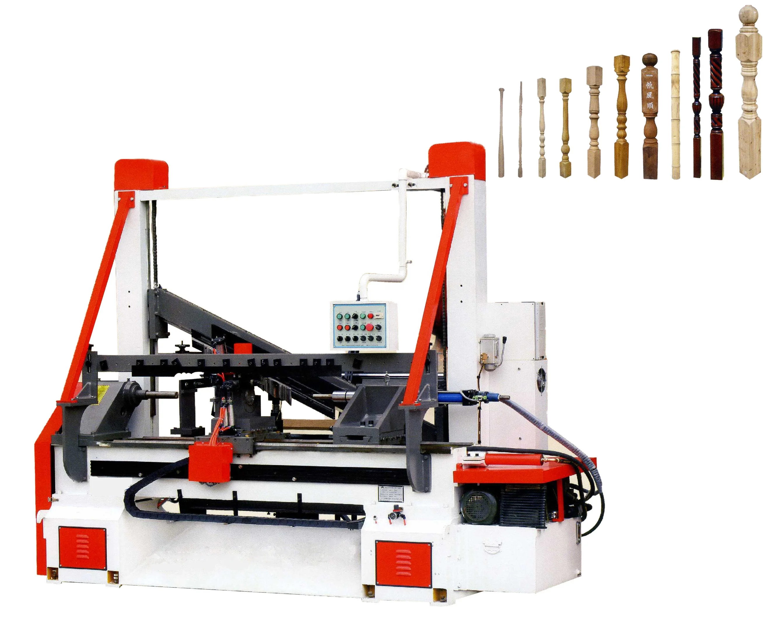 Automatic back knife woodworking wood multifunctional rod turning cylindrical copier copy copying duplicator chair leg lathe CE