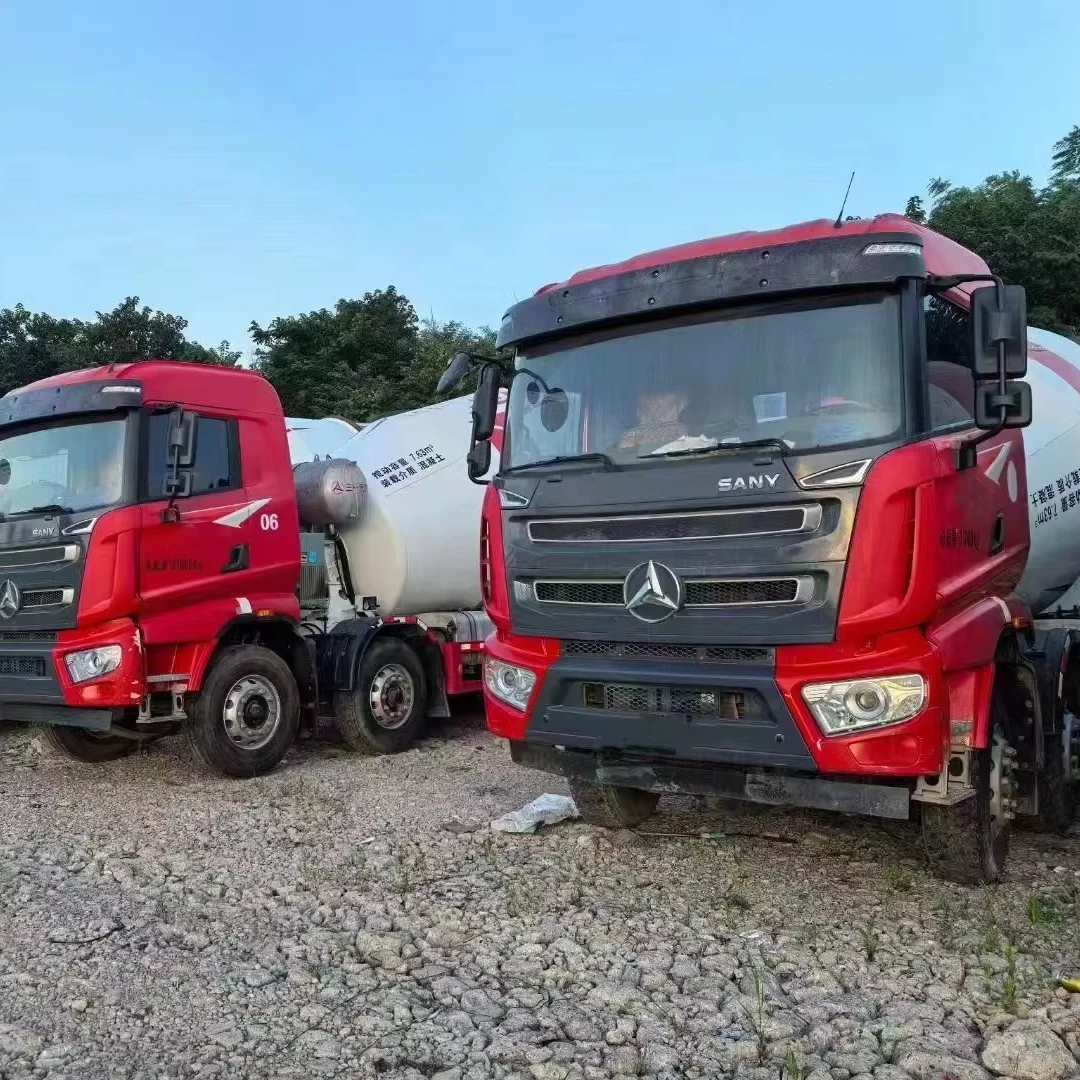 Sany Concrete Mixer Truck 21 Years Sany Lightweight 12 Square Used Mixer Truck Transporter For Construction Site