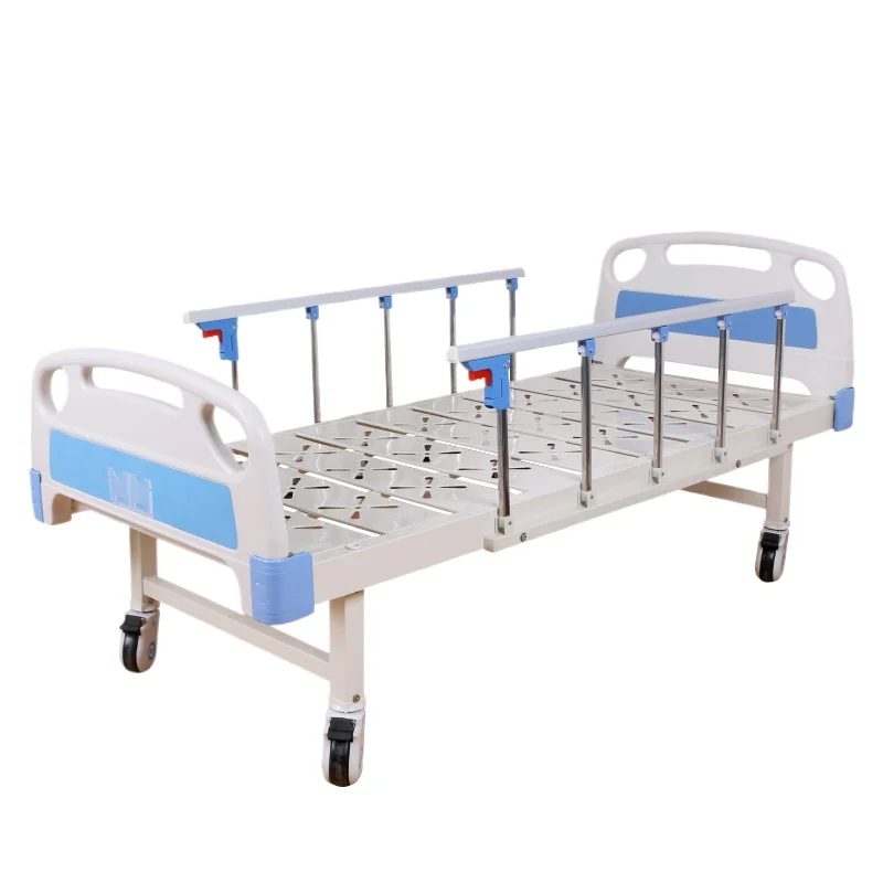 Cheapest modern manual  hospital beds medical manual bed hospital flat patient nursing bed