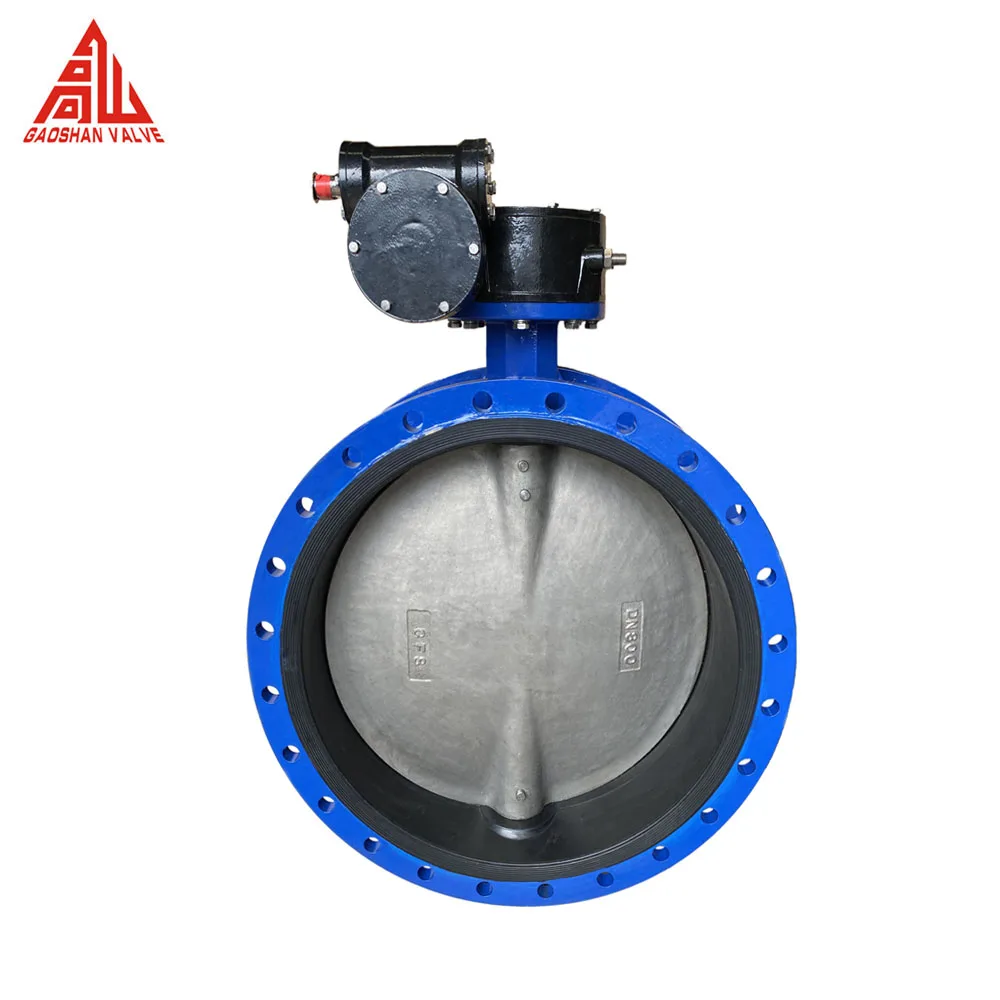D341X DN2200 DN2000 DN1800 DN1600 Big Size Ductile Iron Flange Butterfly Valve