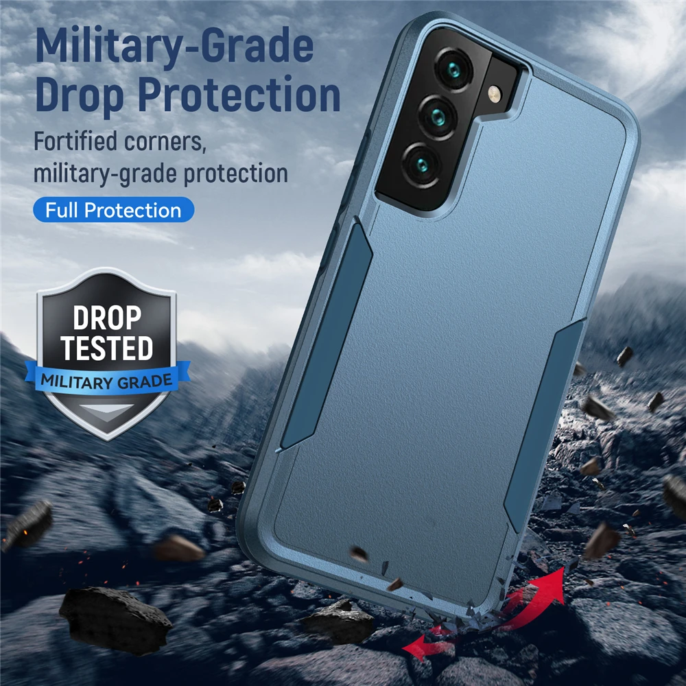Amazon Hot Heavy Duty Armor Case for Samsung S22/S22+/S22 Ultra Shockproof Drop Protection Protective Phone Case