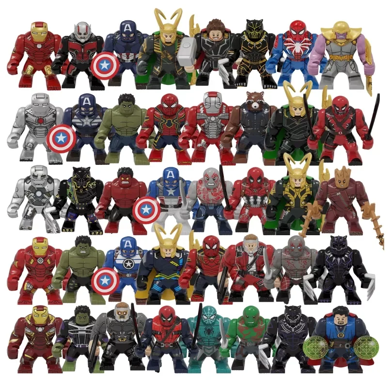 Hot sell Big Super heroes famous role Darkseid Iron Lori Doctor Strange Thor venom Mini Blocks  Building Block Toys