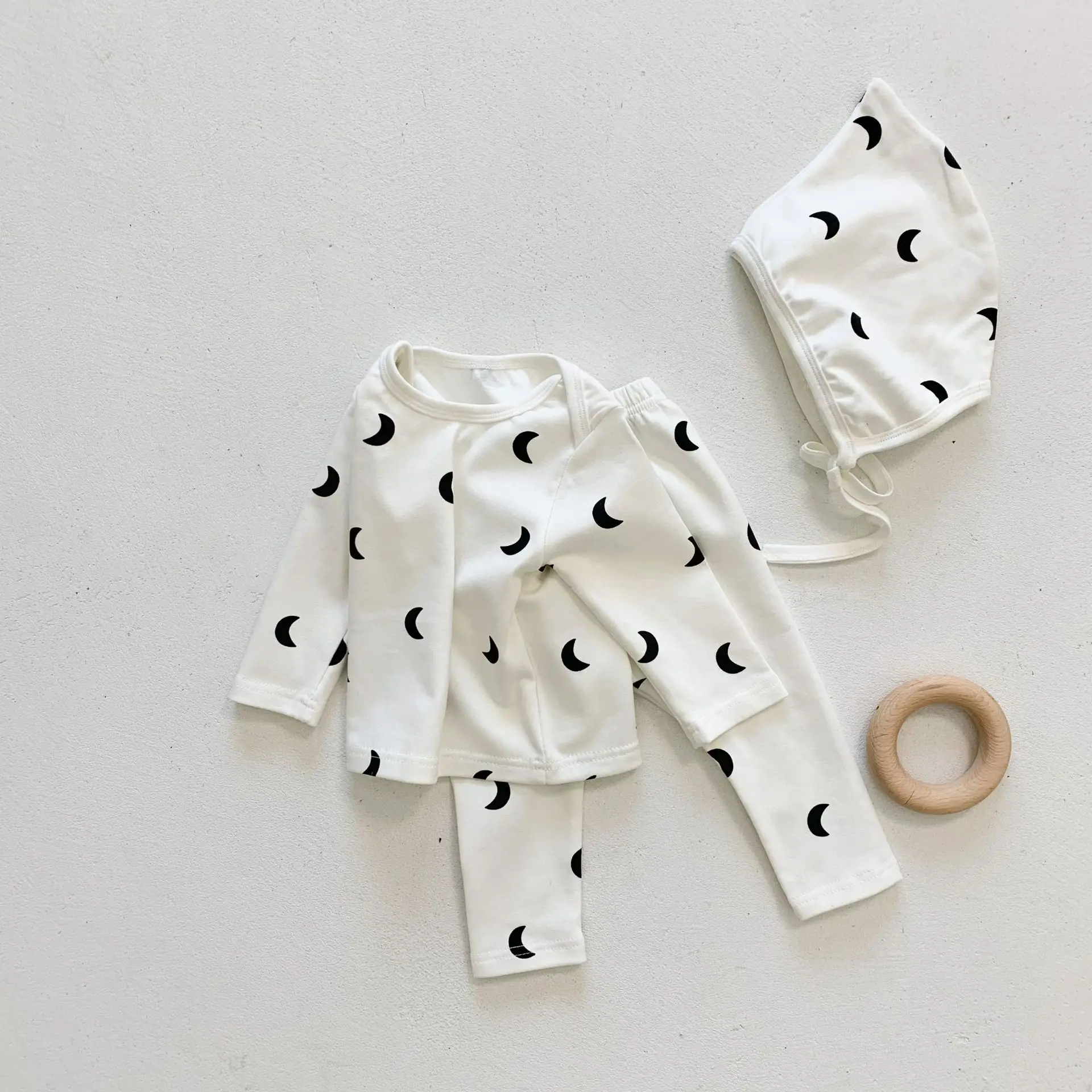 custom online children boys girls clothing korean light sleepwear nightwear 100% cotton organic pajama clothes set for kids