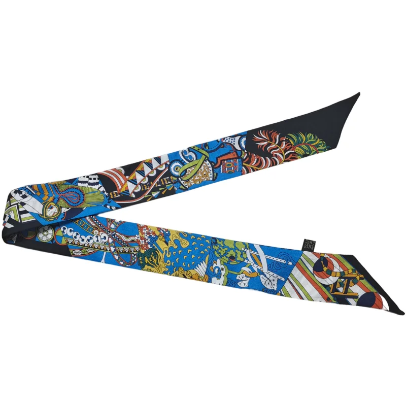 Silk Neck Scarf 100% Silk Bag scarf Silk Hair Scarf