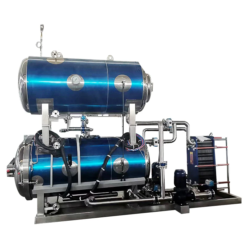 Automatic Industrial PLC Water Spraying Retort Sterilizer Autoclave Machine