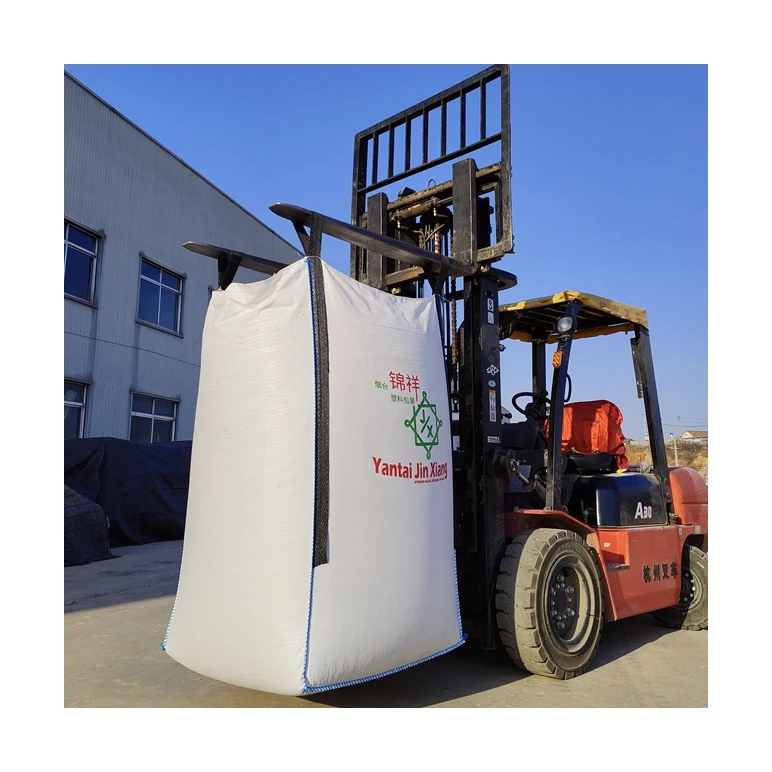 With Spout Bottom Option (Discharge) loop Option (Lifting) Baffle Jumbo Bag