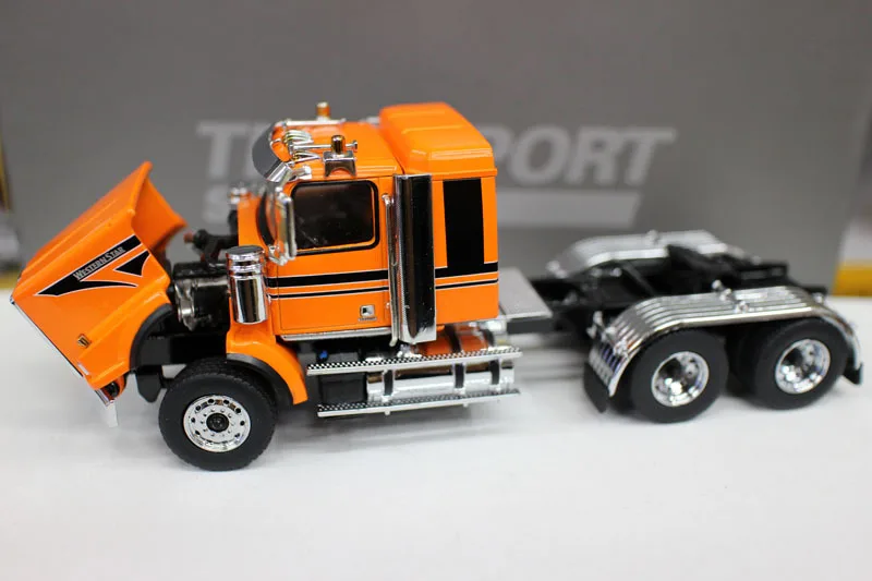 DM 1/50 Diecast Western Star 4900 SB Tractor Truck Head Model Trailer Truck Toy
