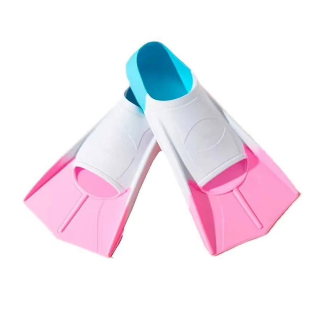 XXS Kids Swim Fins Short Youth Flippers Swimming Training Fins for Lap Swimming Pool Snorkeling for Children Beginner