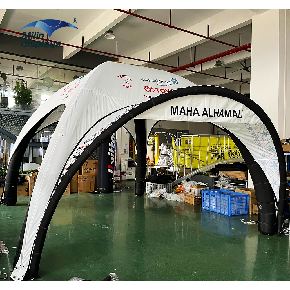 Big Outdoor Marquee Waterproof Awning  X Shape  Spider Dome Canopy Racing Sports Tent Inflatable
