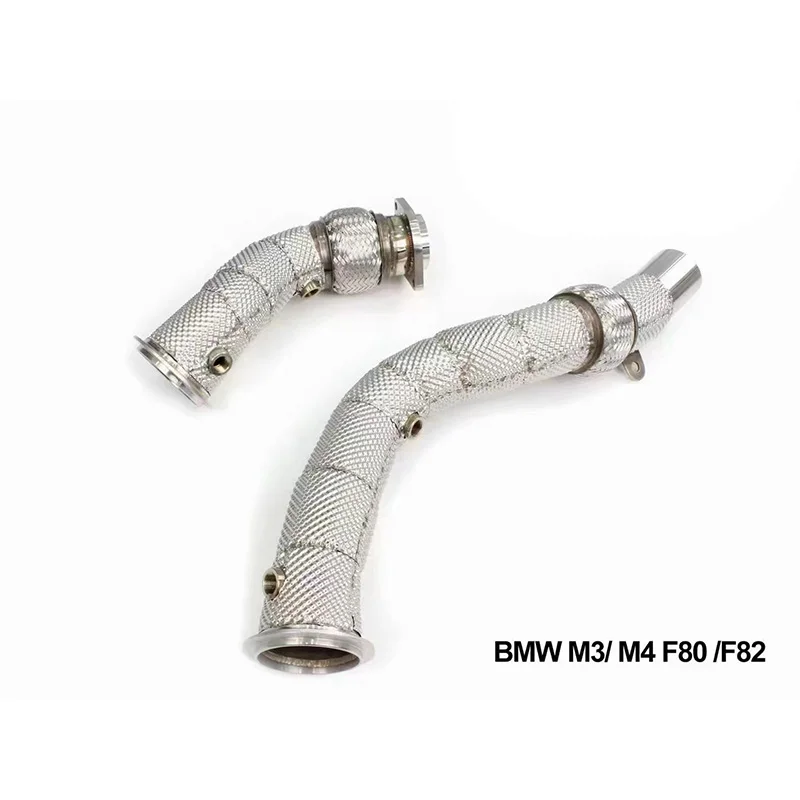 Oem Catted Downpipe For Bmw M2c M2 Competition M3 M4 F80 F82 F83 3.0 2013- Downpipes With Catalyst Stainless Steel Exhaust Pipe
