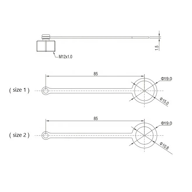 Finecables Waterproof Plastic M12 Protection Caps for Panel Mount Male Connector
