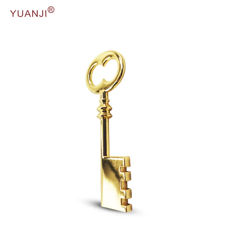 Shenzhen Direct Newest Design Golden Antique Key 2.0 Pendrive
